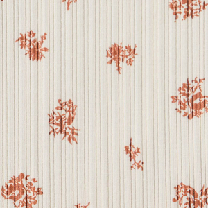 Лонгслив с воротником Gingersnaps "Rosemary", цветы на ванильном